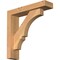 Ekena Millwork Balboa Block Smooth Bracket w/ Offset Brace, Western Red Cedar, 3 1/2"W x 14"D x 14"H BKT0402X14X14BOA05SWR - alternate 1